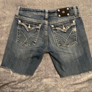 Miss me cut pant shorts